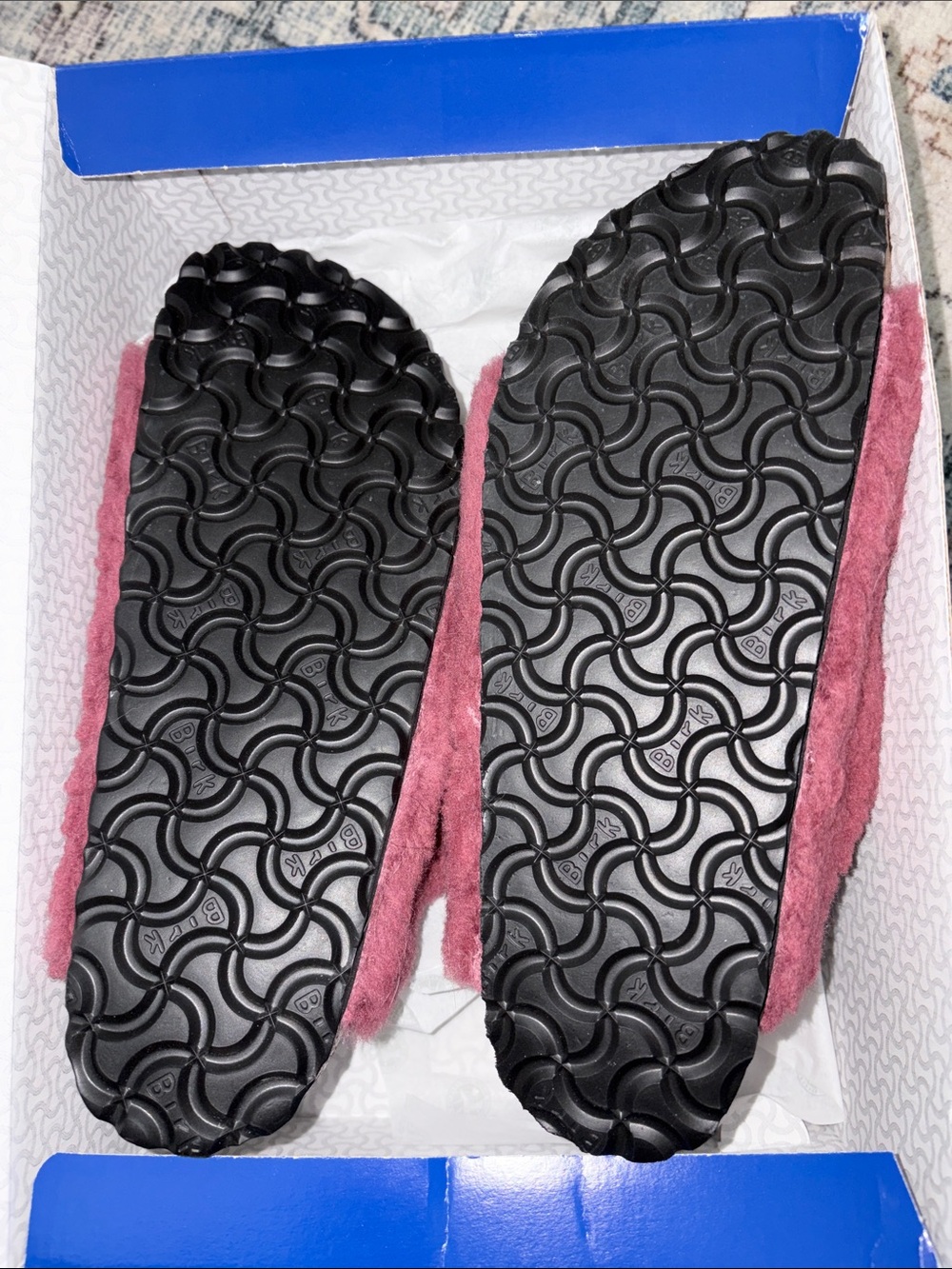 Birkenstock Arizona Big Buckle Teddy in Berry Crush - Picture 3 of 6